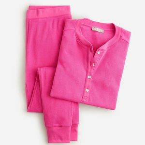 J.Crew Waffle Pajama Set